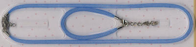 Blue Mesh Necklace and Bracelet Set