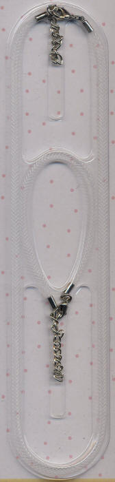 White Mesh Necklace and Bracelet Set