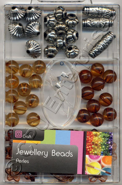 Large Beads - Brown