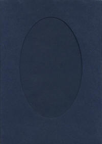 Oval Dark Blue
