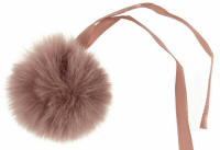 Pink Faux Fur 6cm Pompom