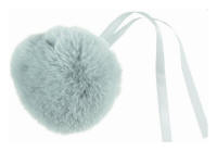 Light Blue Faux Fur 11cm Pompom