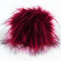 Ruby Faux Fur 15cm Pompom