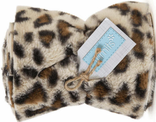 Cream Leopard Faux Fur 
