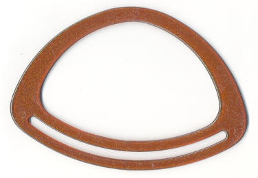 Gold Glitter Curve Bag Handles