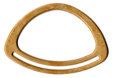 Lighter Wood Curve Bag Handles