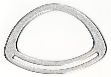 Silver Glitter Curve Bag Handles