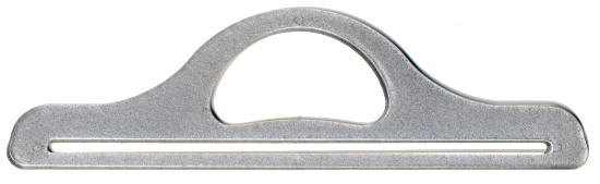 Silver Glitter Straight Bag Handles