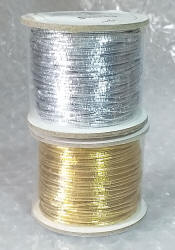 Metallic Elasticated Beading Cord
