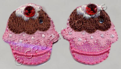 Cupcakes with Red Gem 