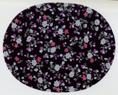 Black Flower Patch 