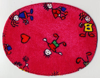 Red Cartoon Patch 