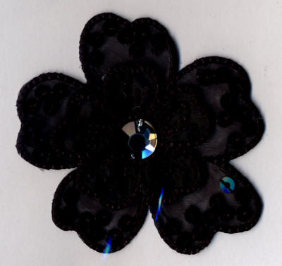 Black Gem Flower 