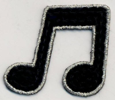 Black Double Note 