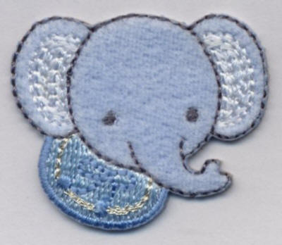 Blue Elephant Head 