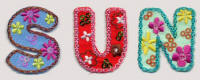 Iron On Floral Letters 