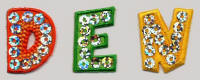 Iron On Sequined Letters 