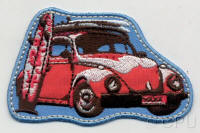 Red Car and Surf Board 