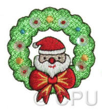 Santa Wreath 