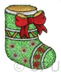 Green Xmas Stocking 