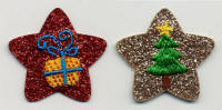 Glittery Star Tree and Present 
