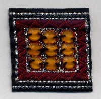 Square Patch with Amber