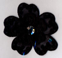 Black Gem Flower 