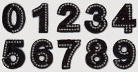 Iron On Black Numbers