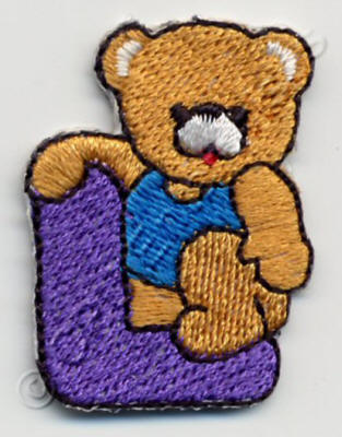 Letter Purple L