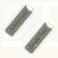 10mm x 3mm Gold Bar Studs