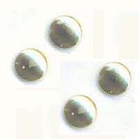 4mm Gold Round Studs 