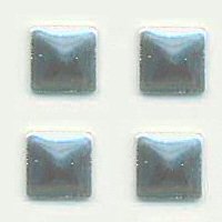 5mm Silver Square Studs 